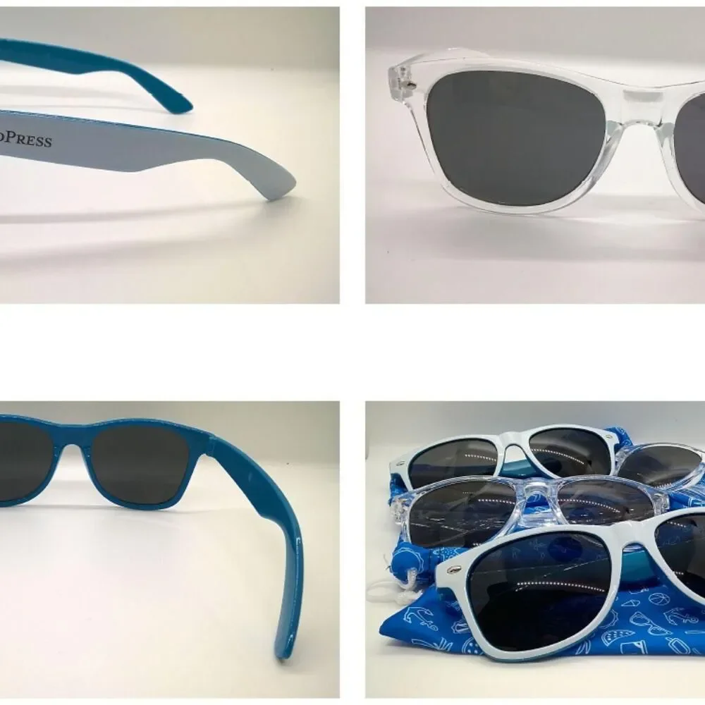 Unbranded Men's Blue and White Sunglasses